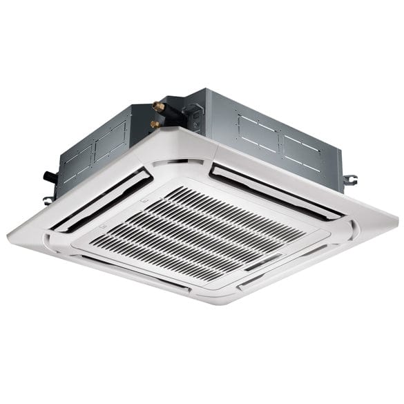 18,000 BTU Klimaire 19.5 SEER Light Commercial Ceiling Cassette Inverter Heat Pump System 208-230V - Perfect for Office Spaces, Retail Stores, and Small Business Cooling & Heating