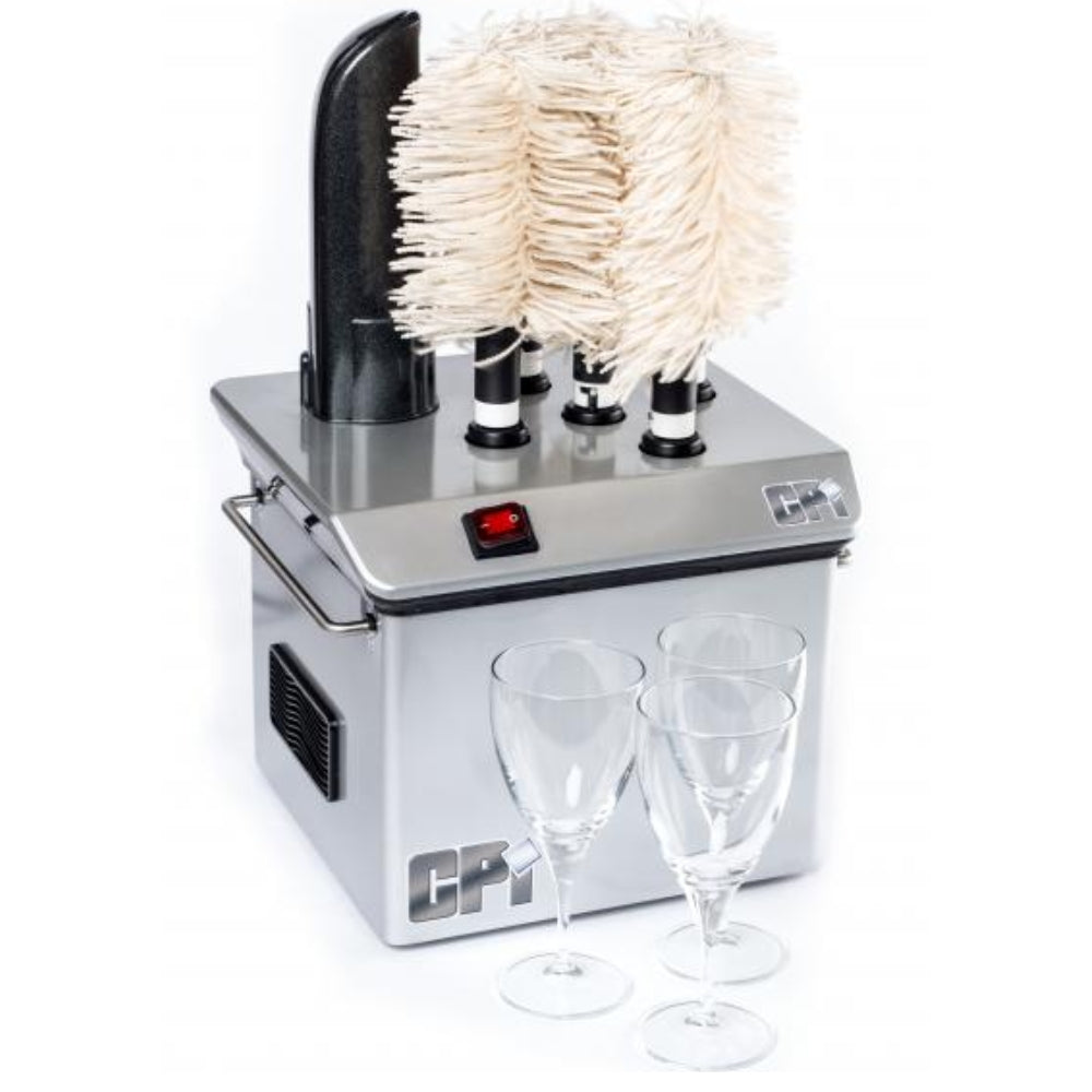CPI Glass Dryer & Polisher Steam Shine Pro - Silver | Professional Glass Cleaning & Polishing Tool for Cars, Windows & Mirrors | Perfect for Home, Office & Auto Detailing