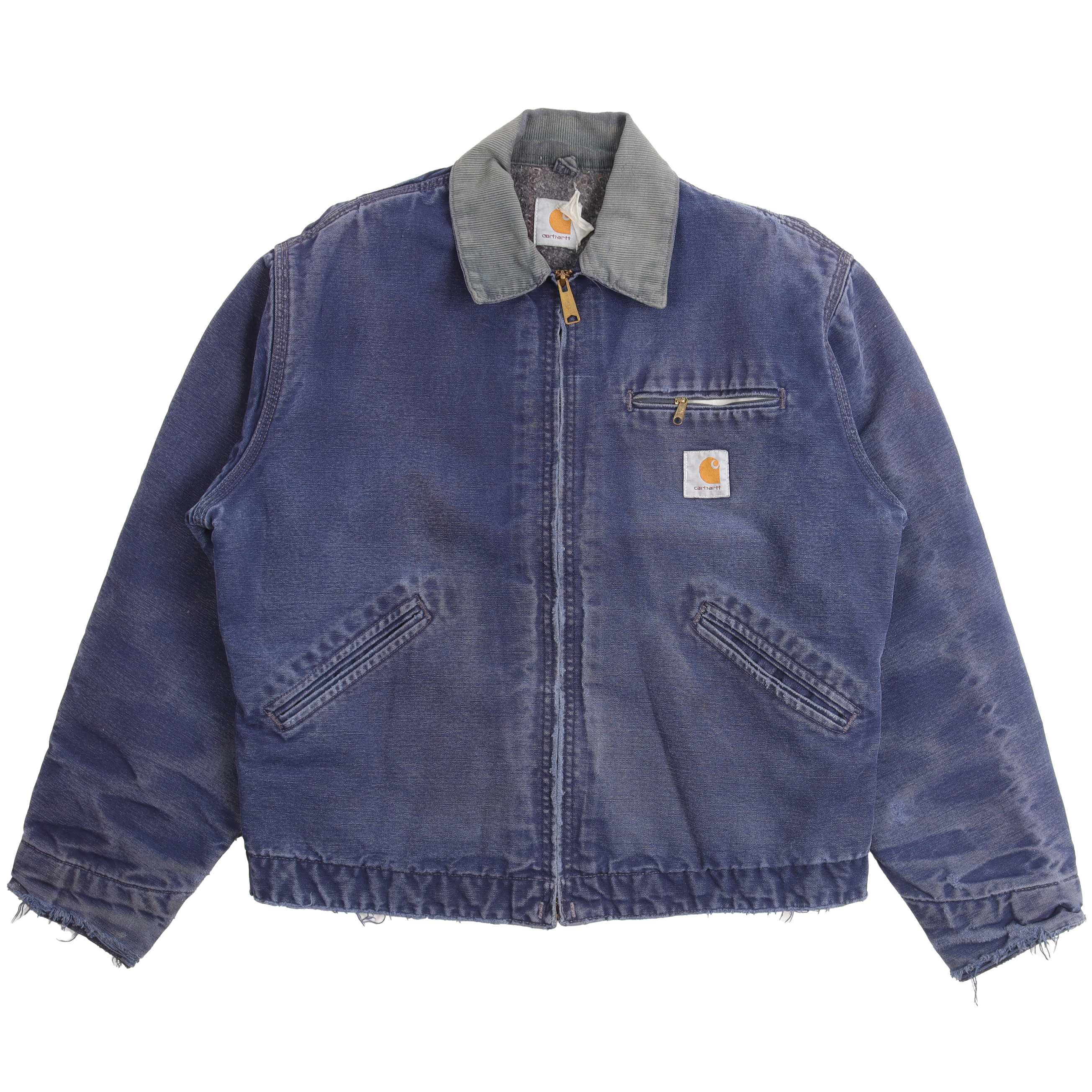 Vintage 1990s Detroit Work Jacket - Heavy Duty Denim Jacket for Men, Classic Retro Style, Durable Workwear - Perfect for Outdoor Work, Motorcycle Riding & Streetwear Fashion