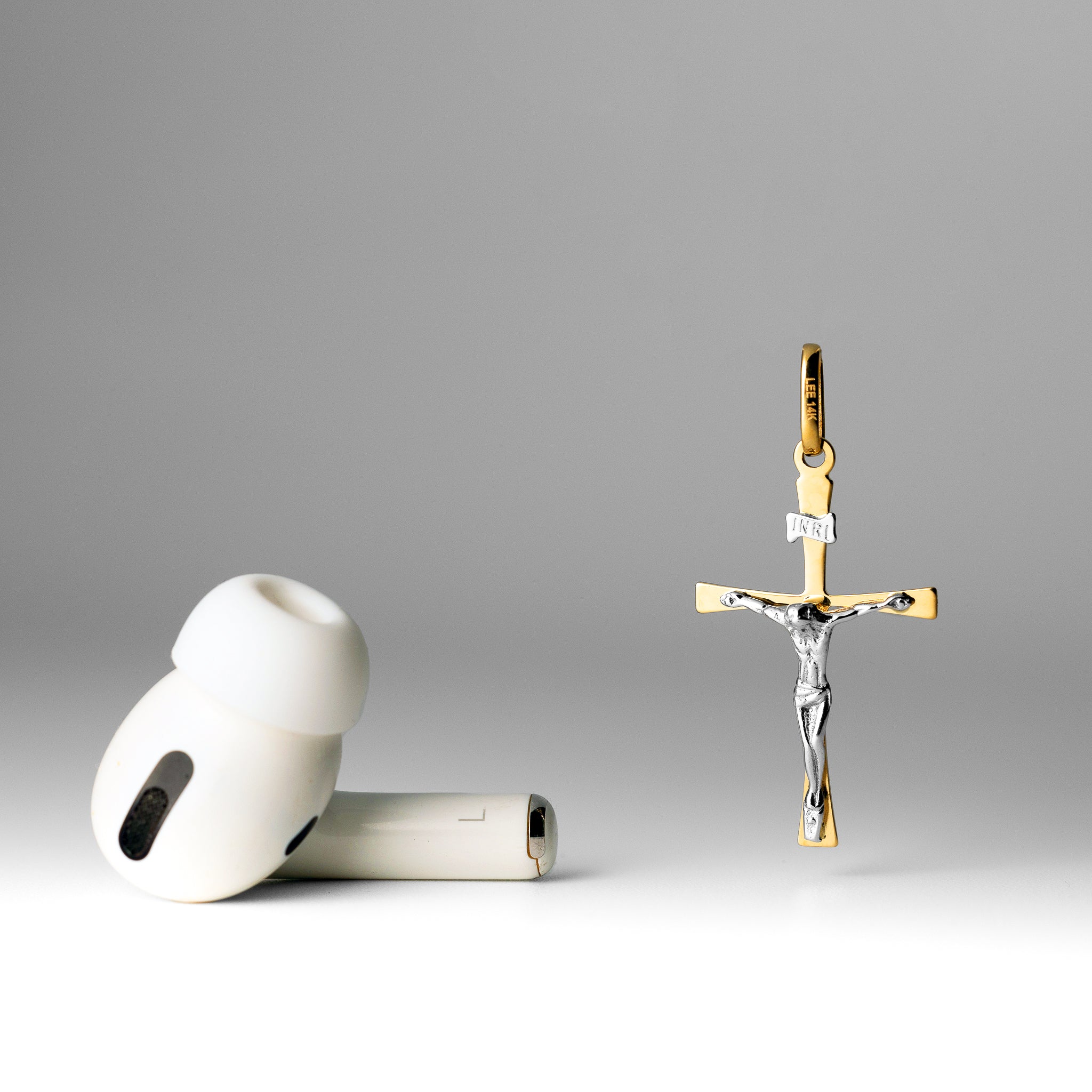 Gold Large Crucifix Cross Pendant - Model 2172 | Religious Jewelry for Men & Women | Perfect for Church, Gifts & Everyday Wear
