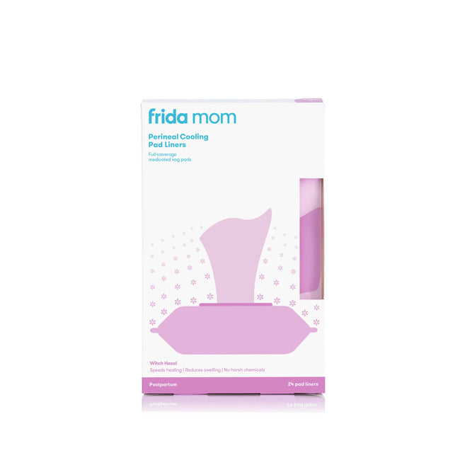Fridamom Witch Hazel Perineal Cooling Pad Liners - 24 Pack | Postpartum Recovery & Soothing Relief for New Moms | Perfect for Post-Delivery Care & Comfort