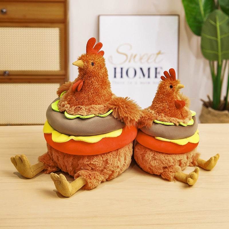 Cute Kawaii Chick'n'Cheese Chicken Plush Toy - Soft Stuffed Animal for Kids, Girls, Boys | Perfect for Bedroom Decor, Birthday Gifts & Cuddling