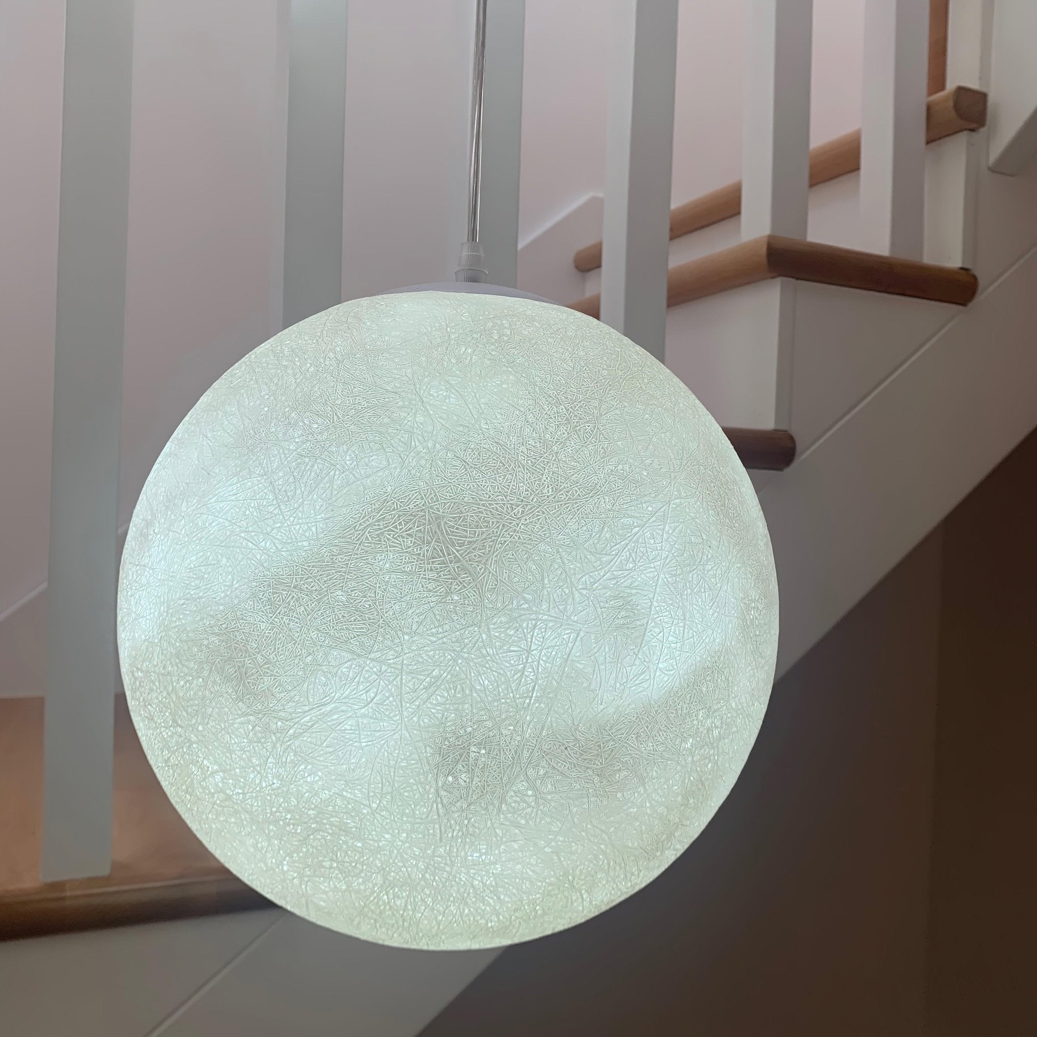 Stylish Moon Pendant Light - Modern Lunar-Inspired Hanging Lamp for Bedroom, Living Room & Nursery Decor | Perfect for Boho, Minimalist & Celestial Themed Spaces