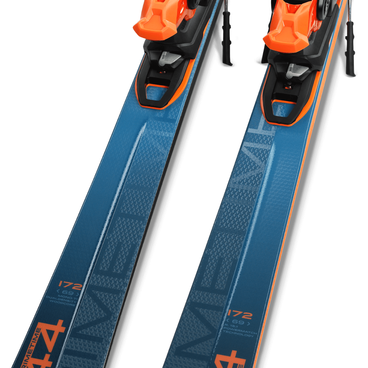 Elan PRIMETIME 44 FX Ski with EMX 12.0 DB192319 Binding 2025 - All-Mountain Performance Skis for Men & Women | Perfect for Powder, Groomers & Freeride Skiing