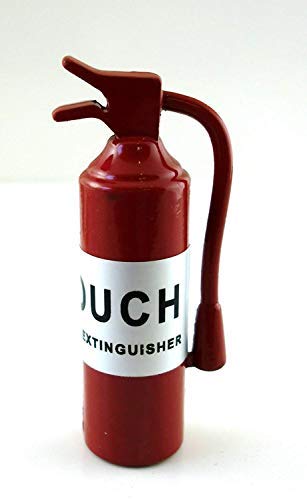 Miniature Fire Extinguisher for Dollhouse - Realistic Red Scale Model - Perfect for Dollhouse Accessories, DIY Miniature Scenes & Model Train Displays