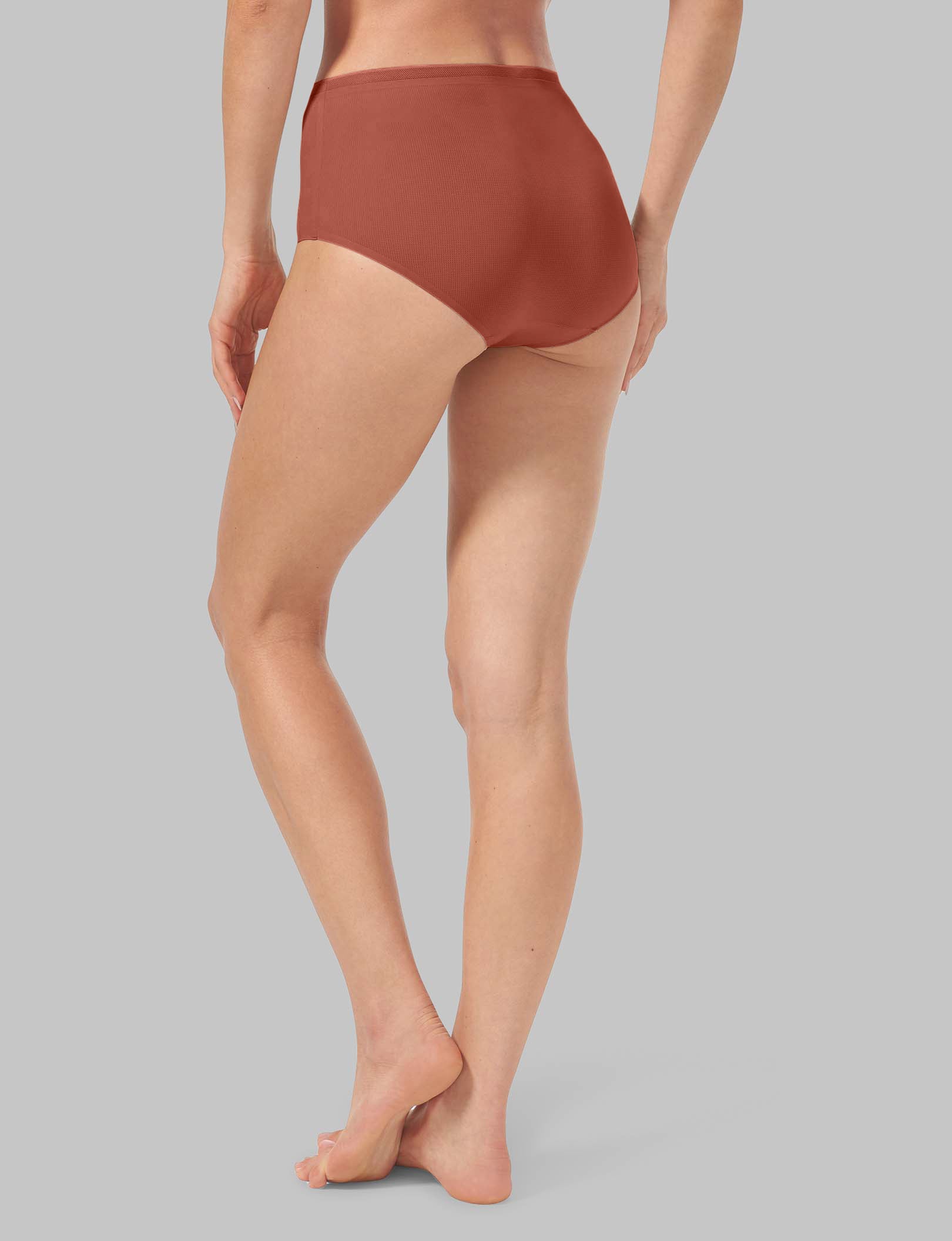 Women's Air High Rise Brief - Comfortable Cotton Underwear for Everyday Wear | Perfect for Yoga, Workout & Lounge