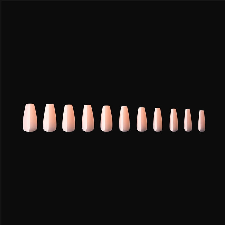 Apres Gel X Neutrals Chloe Natural Nail Tips 150pc - Medium Coffin Shape for DIY Manicures & Salon Nails | Perfect for Home, Bridal, Party & Professional Use