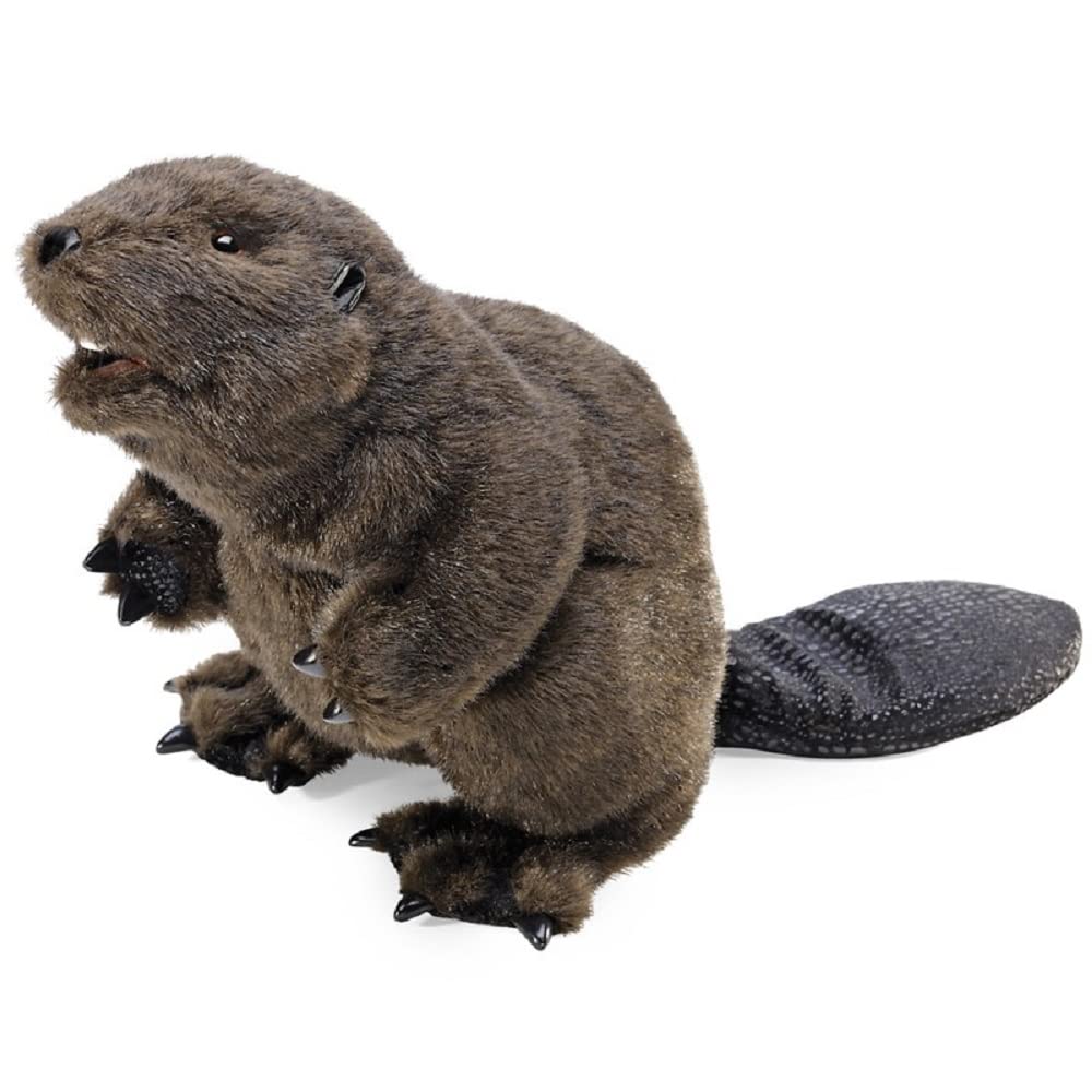 Folkmanis Brown Beaver Hand Puppet 8