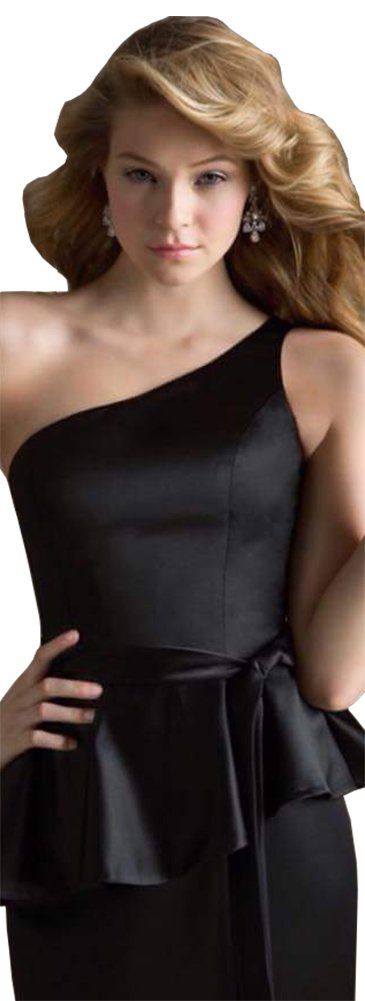 Elegant One Shoulder Mermaid Evening Gown for Women - Stretchy Waistband Maxi Dress for Prom, Wedding & Formal Events | Perfect for Red Carpet, Cocktail Parties & Special Occasions