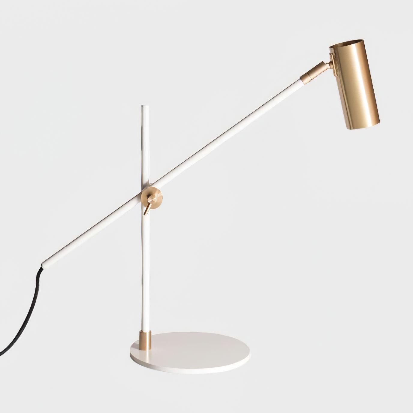 Modern LED Table Lamp - Adjustable Brightness & USB Charging Port for Bedroom, Office & Living Room - Perfect for Reading, Working & Relaxing
