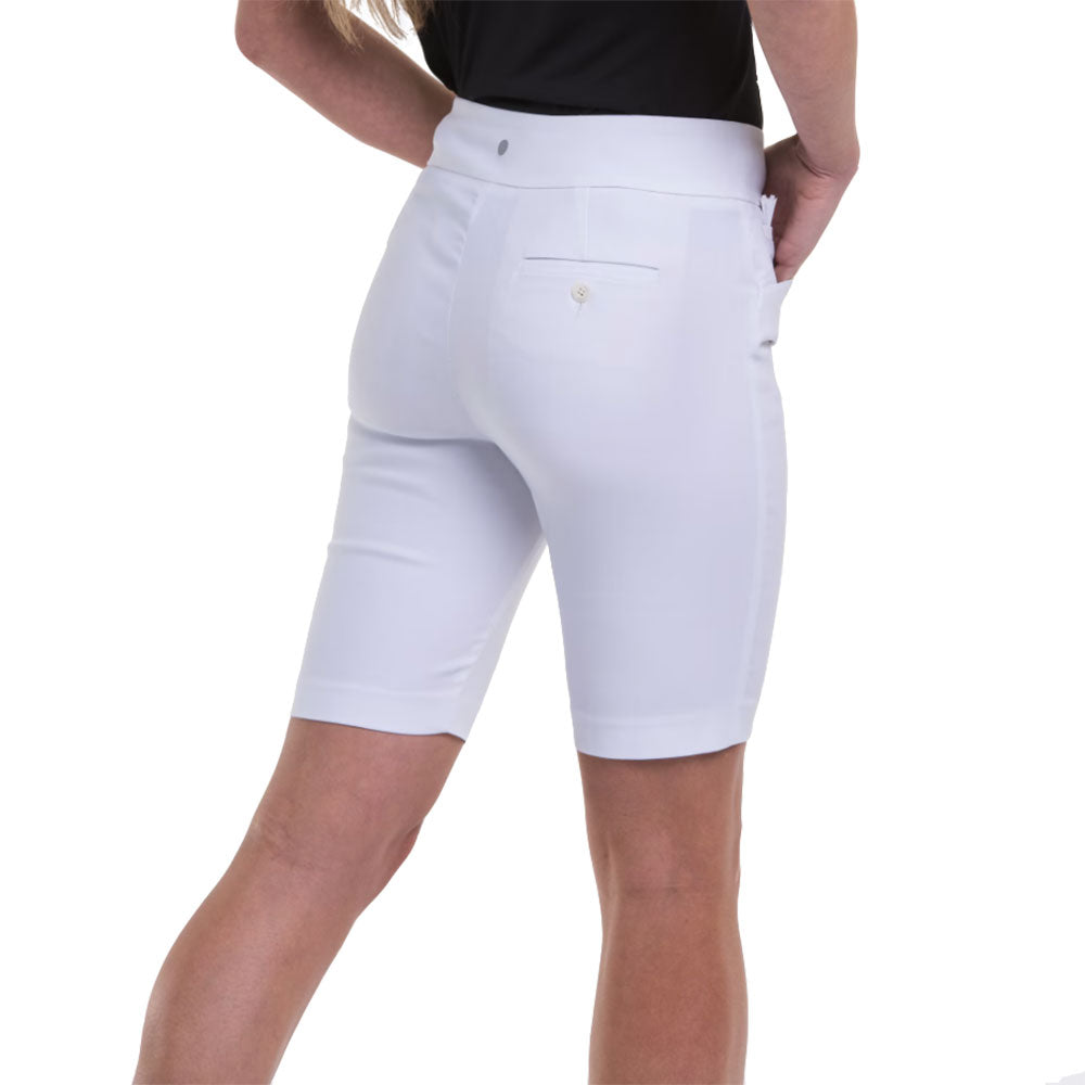 EP New York Women's Bi-Stretch Pull-On Golf Shorts - Comfortable & Flexible for Golf, Tennis & Casual Wear
