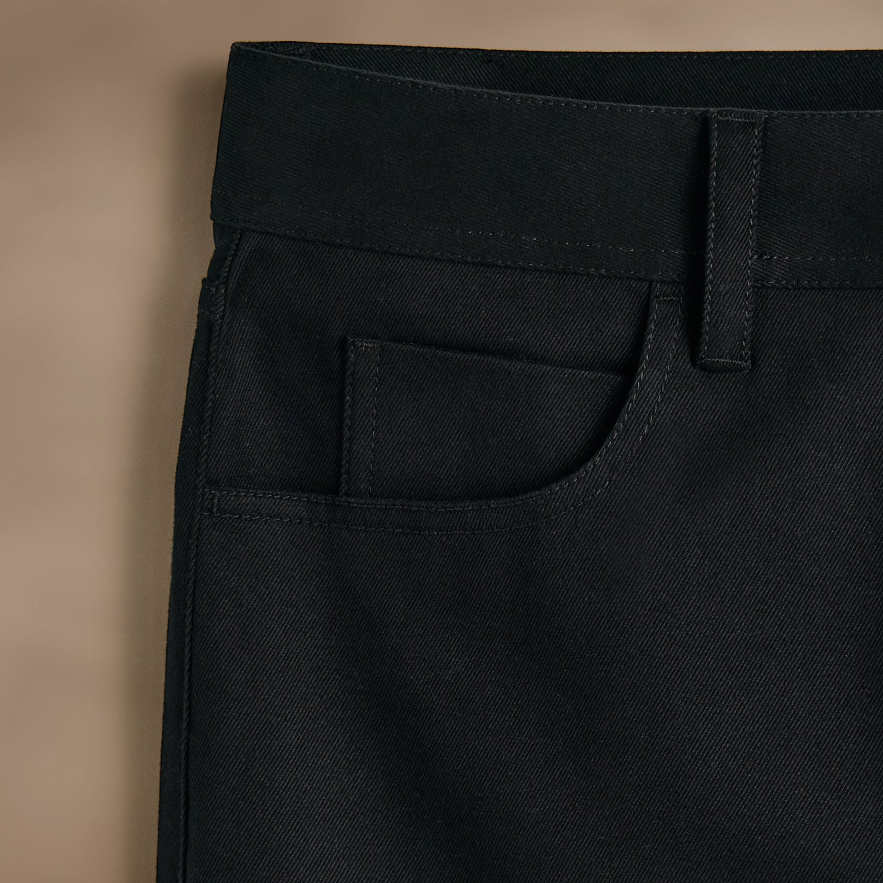 Premium Cashmere Touch 5-Pocket Pants for Women - Soft & Comfortable Black Stretch Trousers - Perfect for Work, Travel & Casual Wear