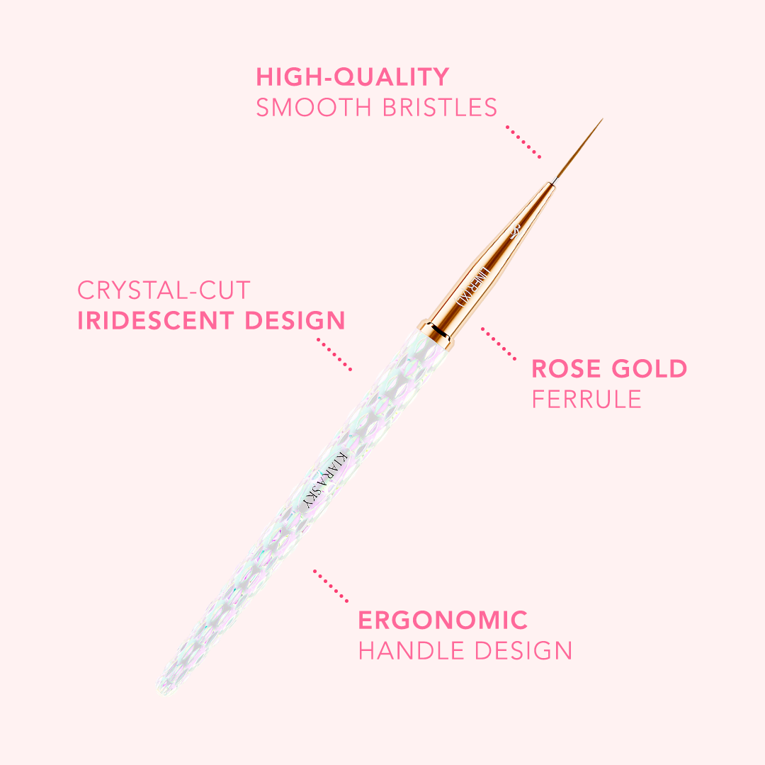 Professional Nail Art Brush Set - XL Liner for Precise Detailing | Perfect for Acrylic, Gel & Nail Art Designs | Salon & Home Manicure Use
