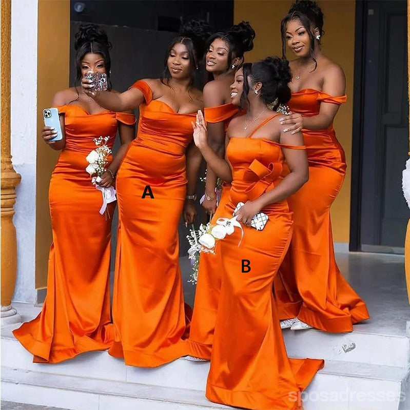 Elegant Mismatched Mermaid Maxi Long Bridesmaid Dresses for Wedding Party - WG1794 | Perfect for Beach Weddings, Formal Events & Special Occasions