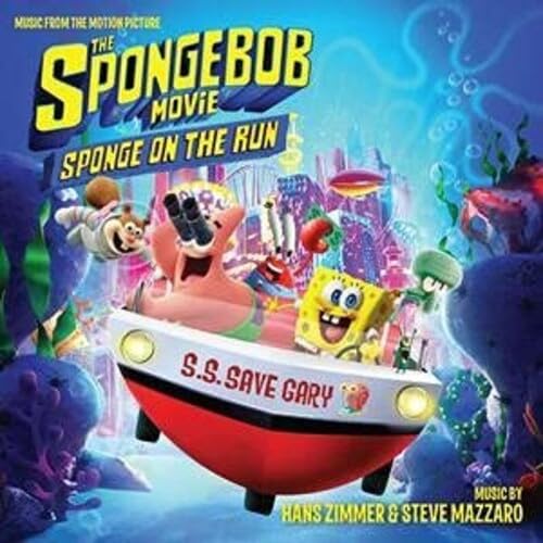 SpongeBob Movie Original Soundtrack CD - Official Film Score & Songs - Perfect for Kids, Parties, and Movie Nights