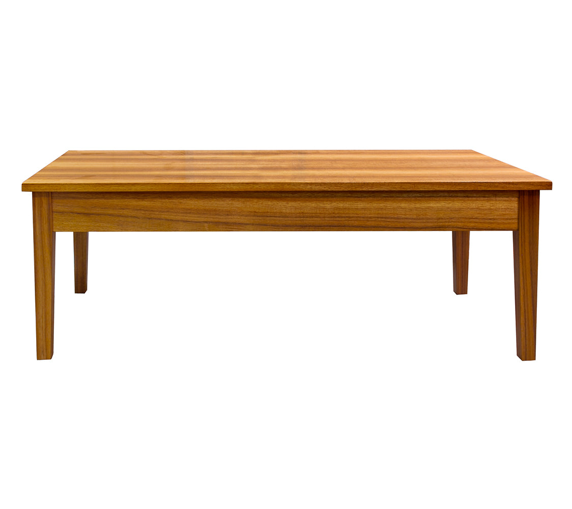 Premium Solid Wood Plantation Coffee Table - Rustic Farmhouse Style for Living Room, Lounge & Office - Eco-Friendly & Durable Home Decor