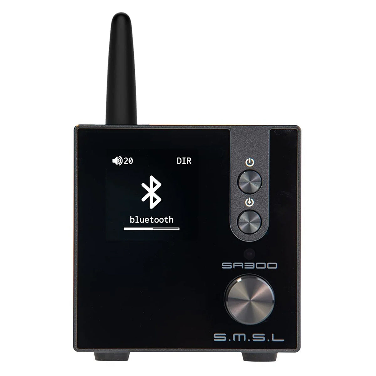 SMSL SA300 Hi-Fi Stereo DAC & Integrated Amplifier for Home Audio, Gaming, and Studio Use - High-Resolution Digital Audio Converter with Bluetooth 5.0