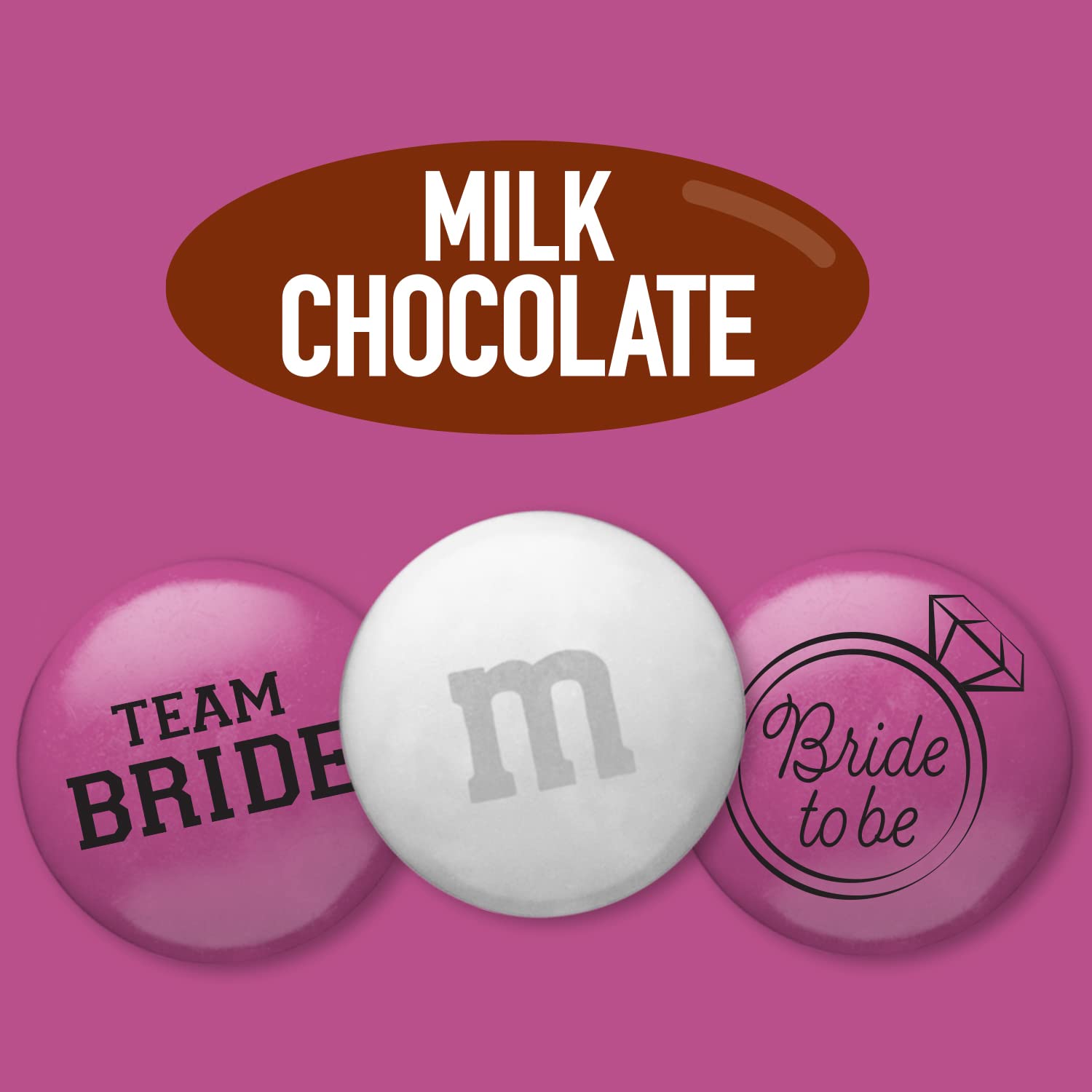 M&M'S Milk Chocolate Bulk Candy - 5lbs Bag for Bachelorette Party Favors, Wedding Gifts & Candy Buffets | Perfect for Bridal Showers, Birthday Parties & Sweet Tables