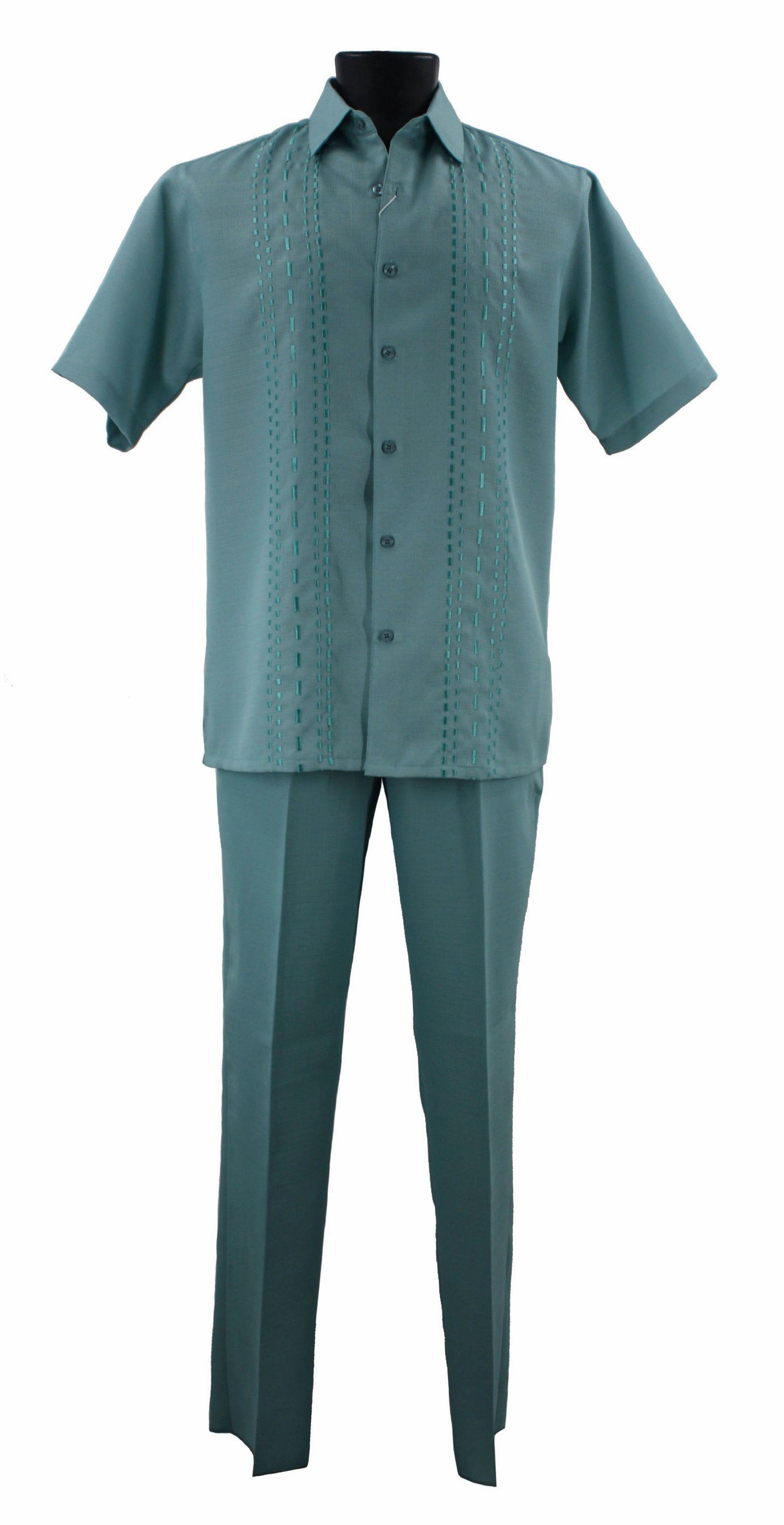 Bassiri Light Teal 2-Piece Set A 140 - Soft Cotton Lounge Set for Women, Comfortable Sleepwear & Casual Outfit - Perfect for Relaxing at Home, Yoga, or Weekend Wear