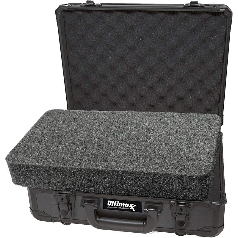 Ultimaxx Aluminum Lockable Hard Case for Cameras & Equipment - Durable Waterproof Protective Storage for Travel, Photography & Professional Gear
