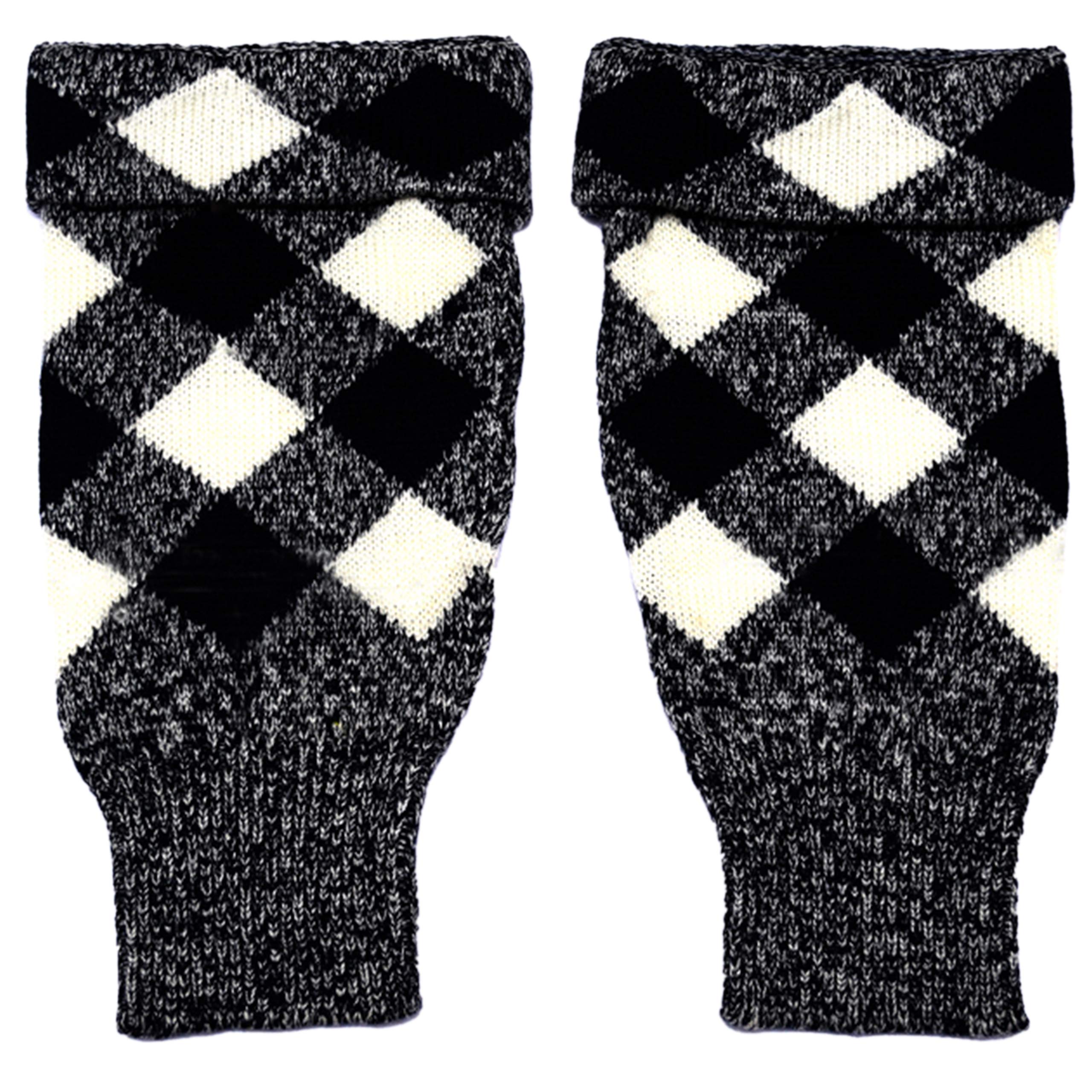Scottish Kilt Hose Tops - Acrylic Diamond Pattern for Men | Formal Wear