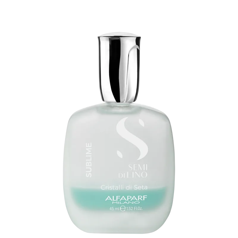 Alfaparf Milano Semi di Lino Sublime Cristalli Leave-In Hair Treatment 45ml (1.5 fl oz) - Hydrating & Shine Enhancing for Dry, Damaged Hair - Perfect for Daily Use & Styling