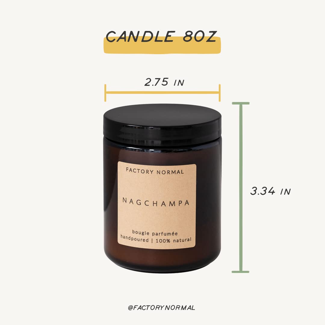Cleopatra Floral Scented Soy Candles - Handmade in Amber Jar, 8oz, 20-35 Hour Burn Time - Perfect for Home Decor, Relaxation & Romantic Ambiance