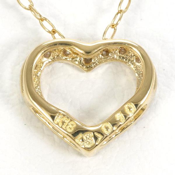 18K Yellow Gold Diamond Necklace for Women - Elegant Pendant Jewelry Gift for Anniversary, Wedding & Special Occasions