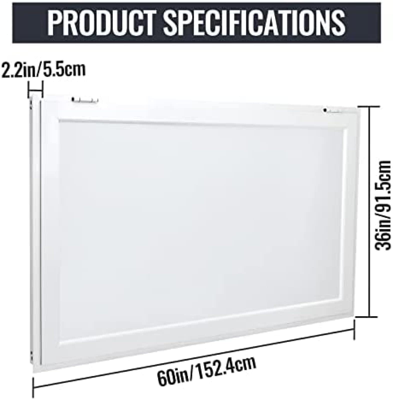 60''W x 36''H Commercial Food Truck Pass Through Window with Double-Point Fork Lock & 85° Opening Awning - Ideal for Concession Stands, Mobile Kitchens & Outdoor Serving Counters