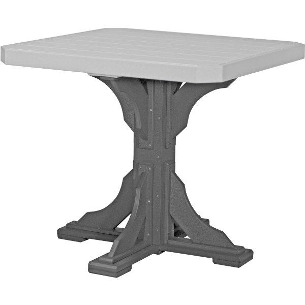 Poly 41 Square Table - Durable Outdoor Dining Table for Patio, Garden, and Backyard - Perfect for Family Gatherings and BBQs