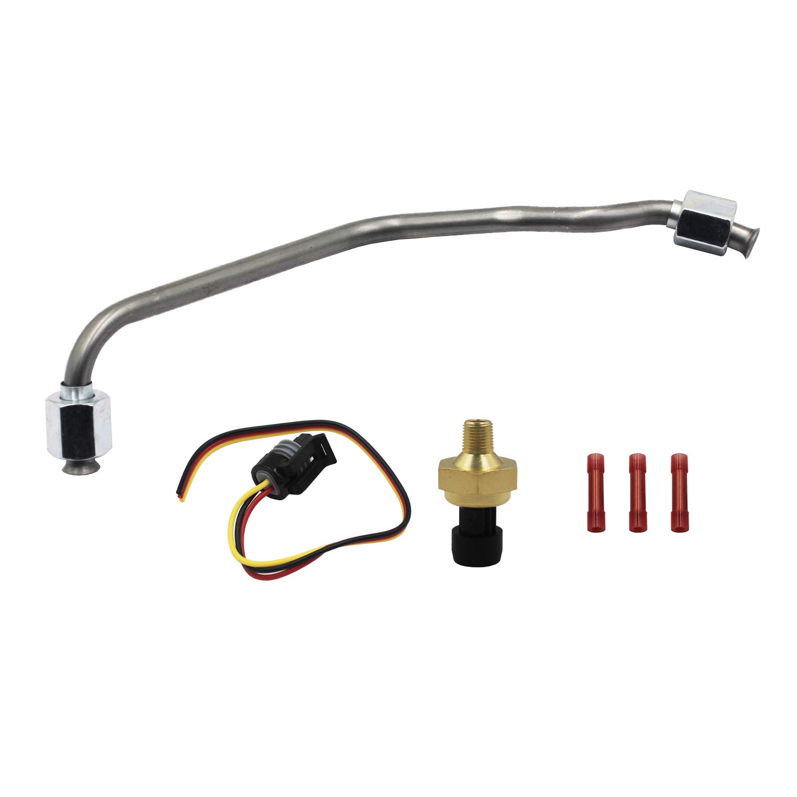 2003-2004 Ford 6.0L Powerstroke Diesel Exhaust Back Pressure (EBP) Tube Sensor & Wiring Harness Replacement - OEM Fit, Improved Engine Performance - Ideal for Truck Maintenance & Off-Road Driving