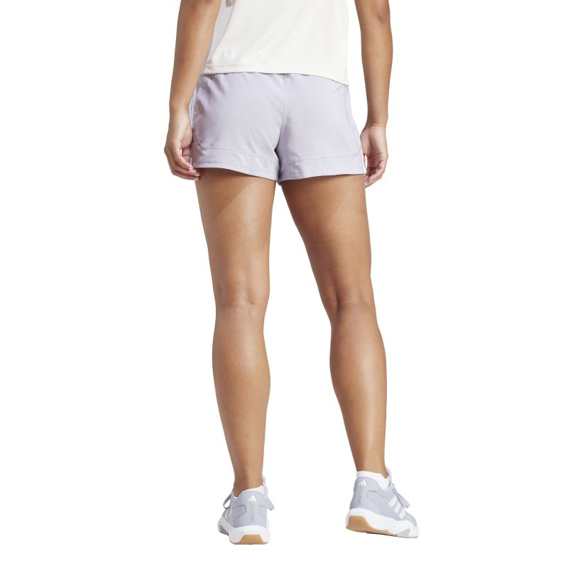 Adidas Women's Pacer 3-Stripes Woven High-Rise Shorts - Comfortable Athletic Running & Gym Workout Shorts for Women