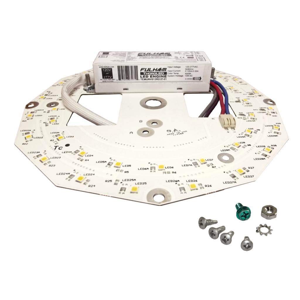 Fulham Lighting 36852 LED Ceiling Light Fixture - 3000K Warm White, Dimmable, Energy Efficient - Perfect for Bedroom, Living Room & Kitchen Lighting