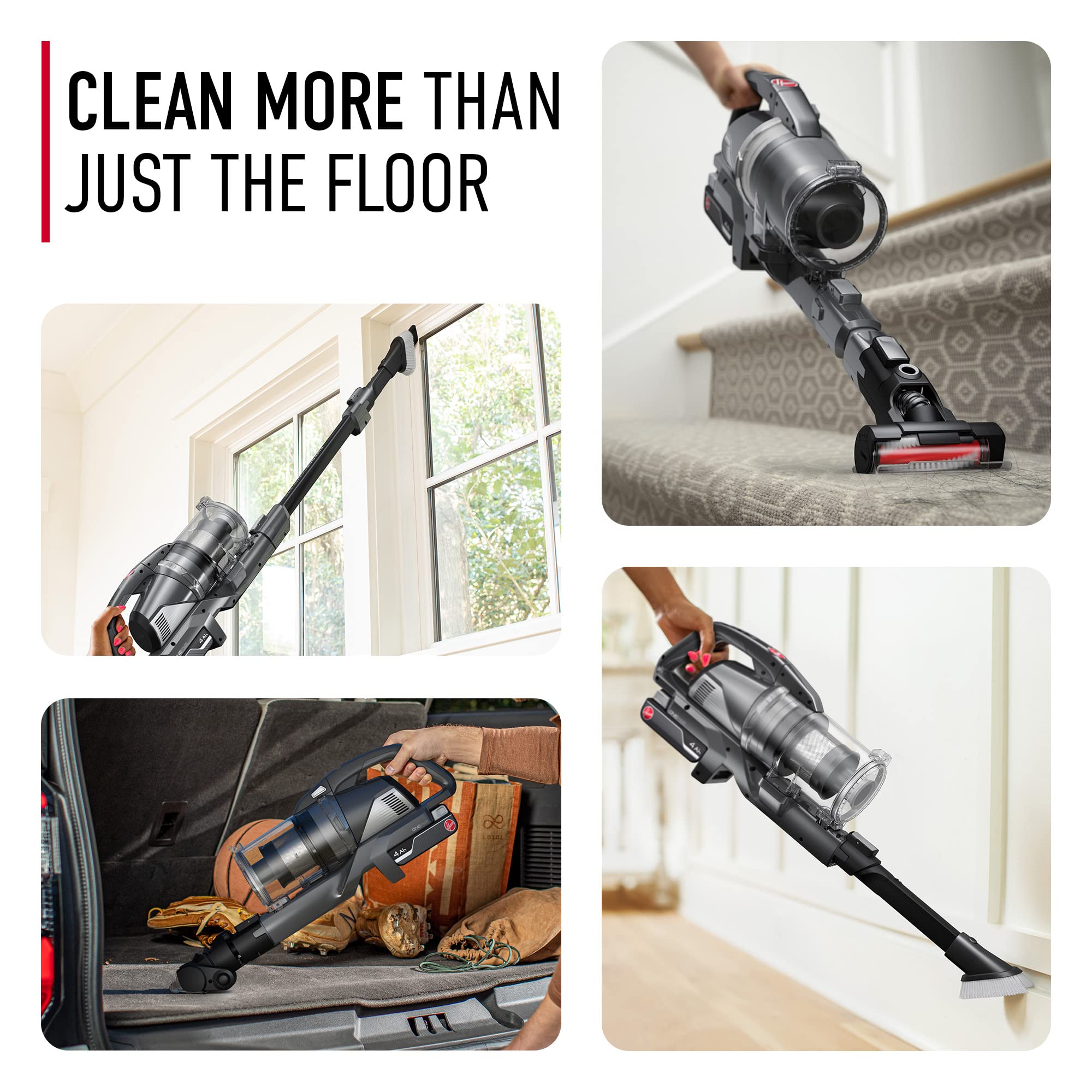 Hoover ONEPWR Cordless Stick Vacuum - Lightweight & Powerful for Home Cleaning