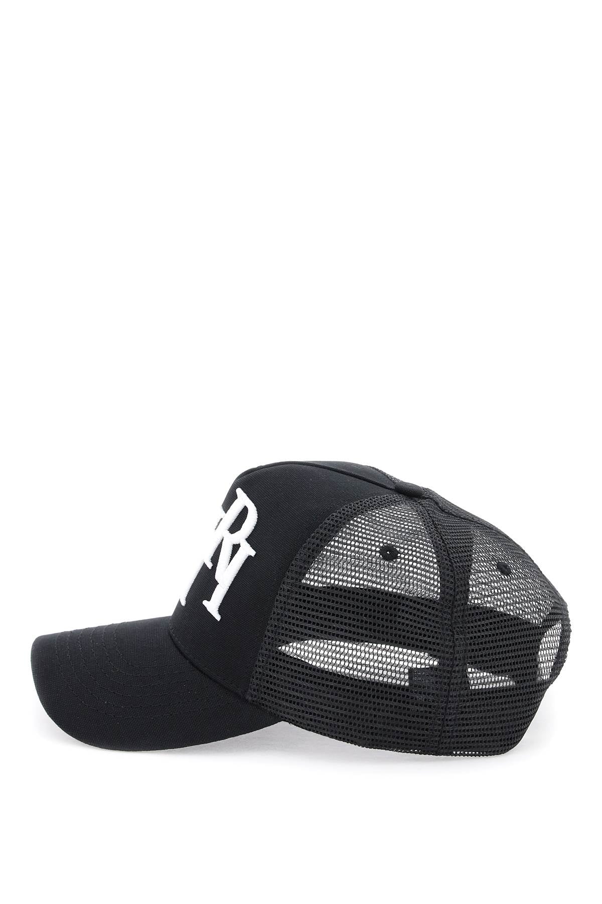 Amiri Staggered Logo Trucker Hat for Men - Stylish Snapback Cap for Casual Wear, Street Fashion & Outdoor Activities
