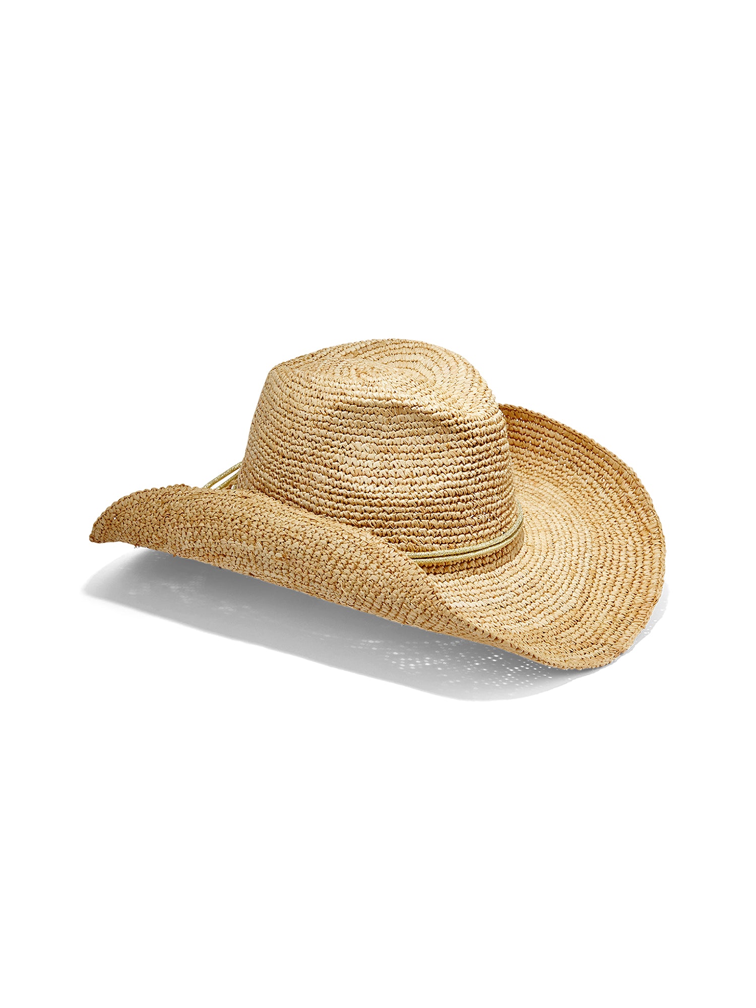 Stylish Raffia Cowboy Hat for Women & Men - Breathable Summer Sun Hat for Outdoor Activities, Beach, Music Festivals & Country Western Style