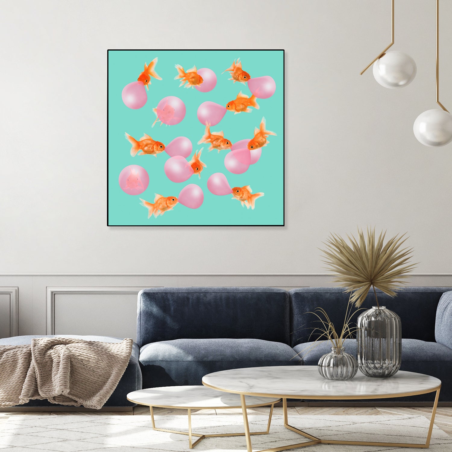 Bubblegum Goldfish - Fun & Chewy Bubble Gum Candy for Kids, Parties & Gifts | Sweet Treats for Birthdays, Halloween & Snack Time