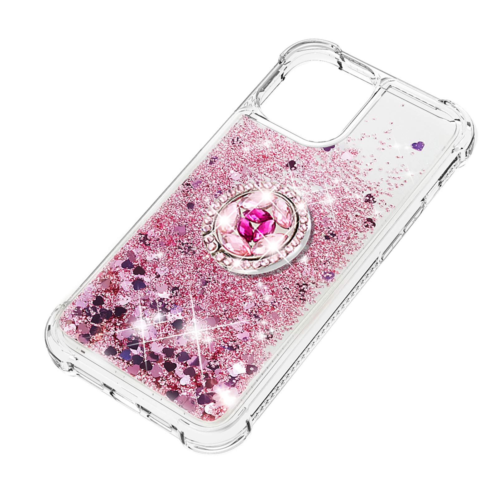 CCSmall Liquid Glitter Phone Case Compatible with iPhone 12 Pro Max (6.7