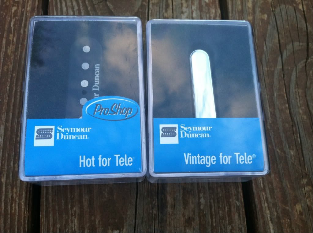 Seymour Duncan STL-2 Hot & STR-1 Vintage Tele Pickup Set for Telecaster Guitar - Upgrade Your Sound for Rock, Blues & Country Music