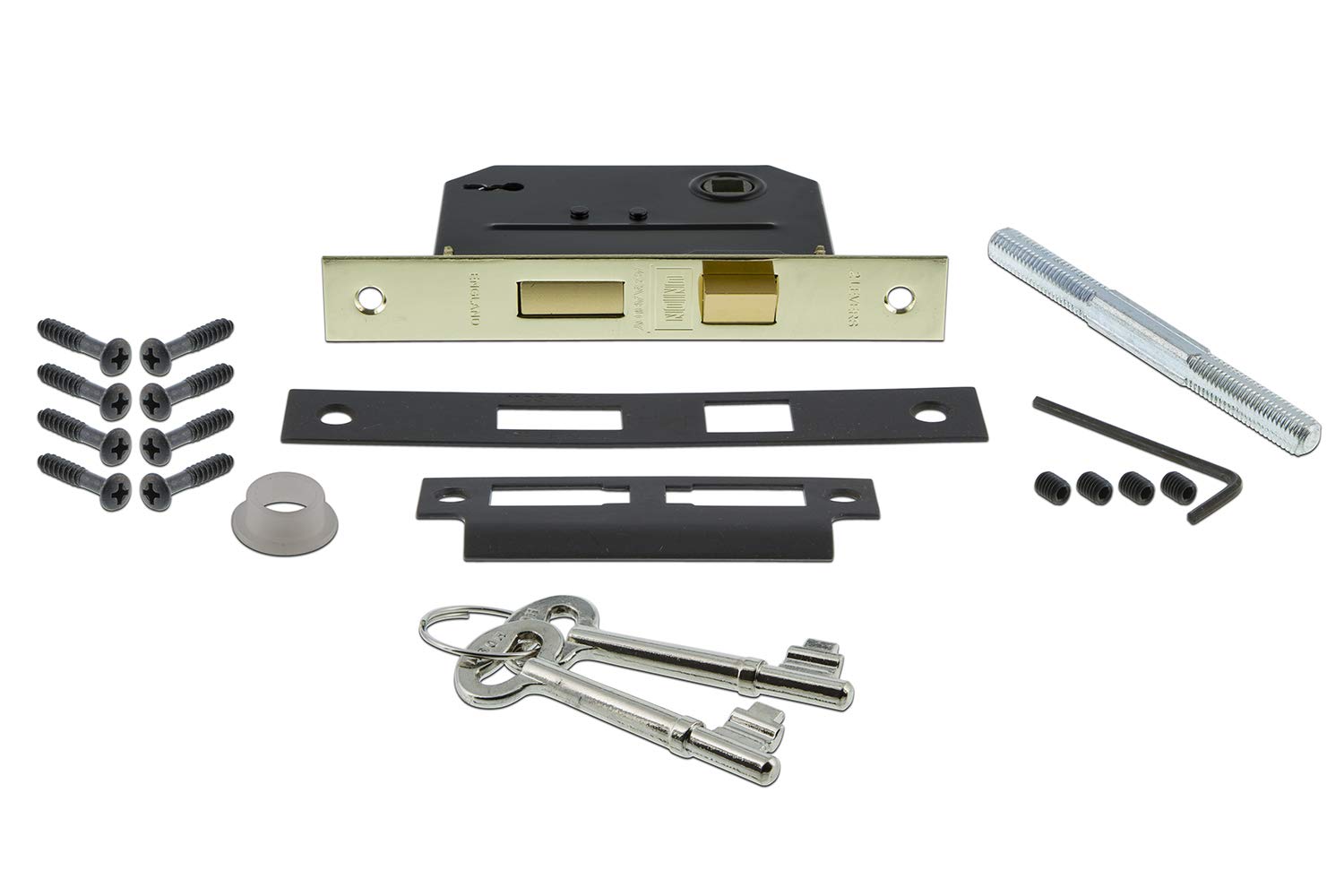 Nostalgic Warehouse Craftsman Plate with Keyhole Meadows Knob, Mortise - 2.25