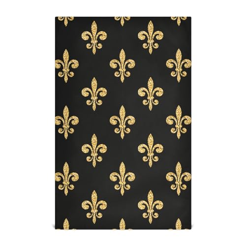 Gold Glitter Fleur-de-lis