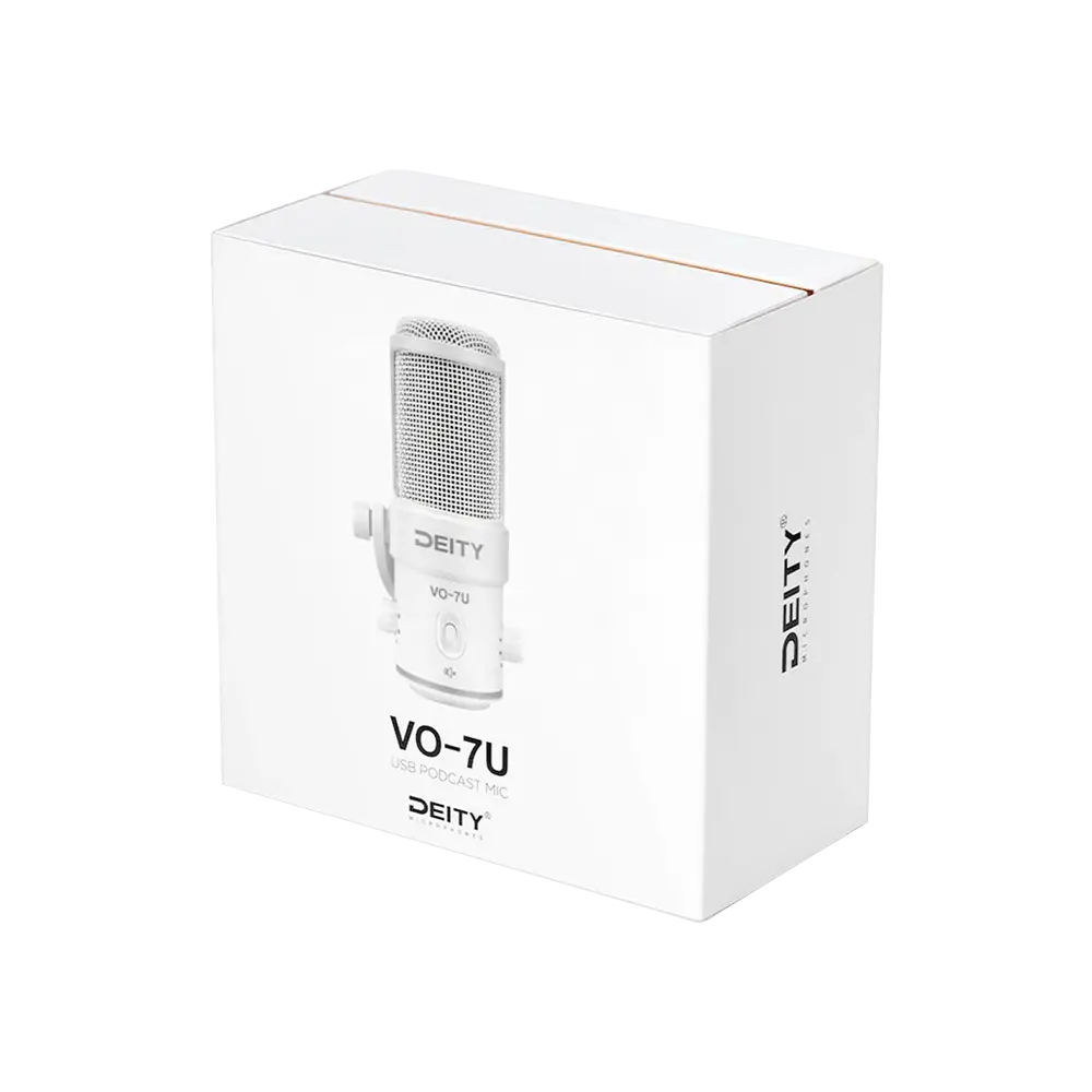 VO 7U White Edition USB Microphone - Professional Studio Recording Mic for Podcasting, Streaming, Gaming & Voice Overs (Perfect for Home Studios & Content Creators)