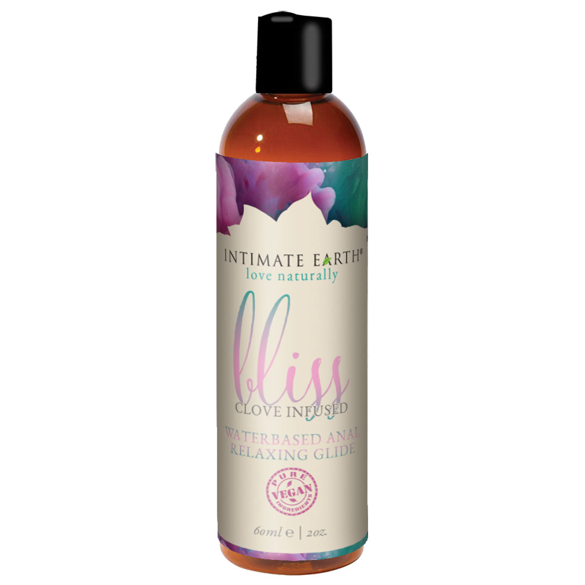 Intimate Earth Bliss Water-Based Anal Relaxing Glide Lubricant - 2oz for Enhanced Comfort & Pleasure | Perfect for Sensitive Skin & Couples' Intimacy