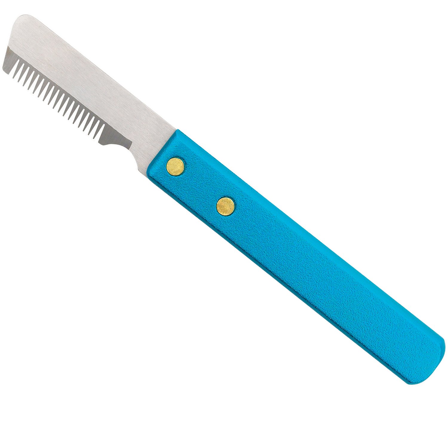 Professional Dog Grooming Stripping Knife - Non-Slip Medium 6.75
