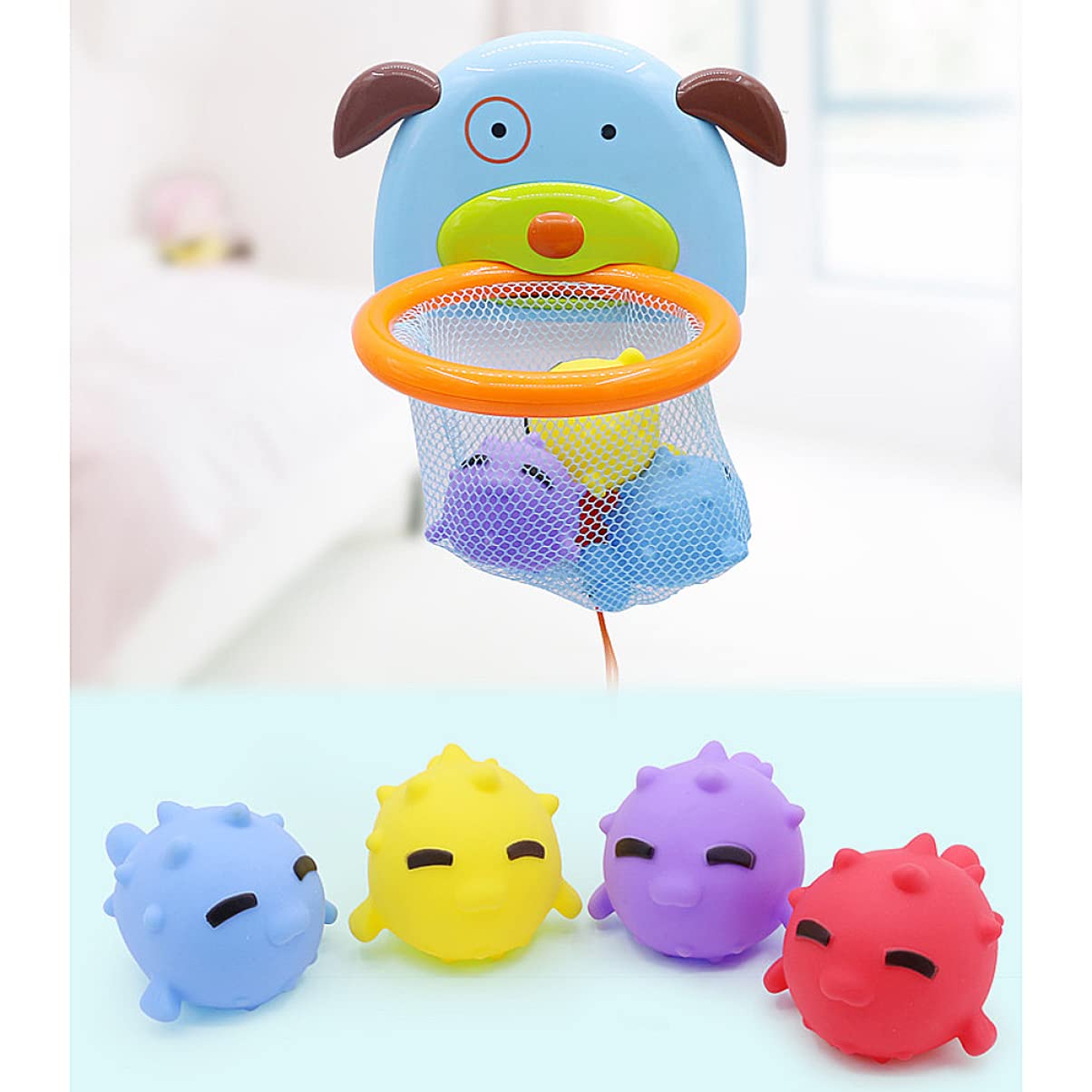 TOYANDONA 15-Piece Bath Toys Set - Cute Floating Swimming Toys for Kids, Fun Bathtub Ball & Water Play Set - Perfect for Toddler Bath Time, Pool Parties & Sensory Play