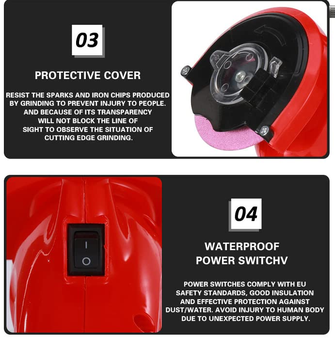 250W Electric Chainsaw Sharpener - Professional Portable Bench Grinder 8400RPM, 110V Chainsaw Chain Sharpener for 11.5-22 Inch Chains (Fits Electric & Gas Chainsaws) - Perfect for DIY Woodworking, Tree Cutting & Firewood Preparation