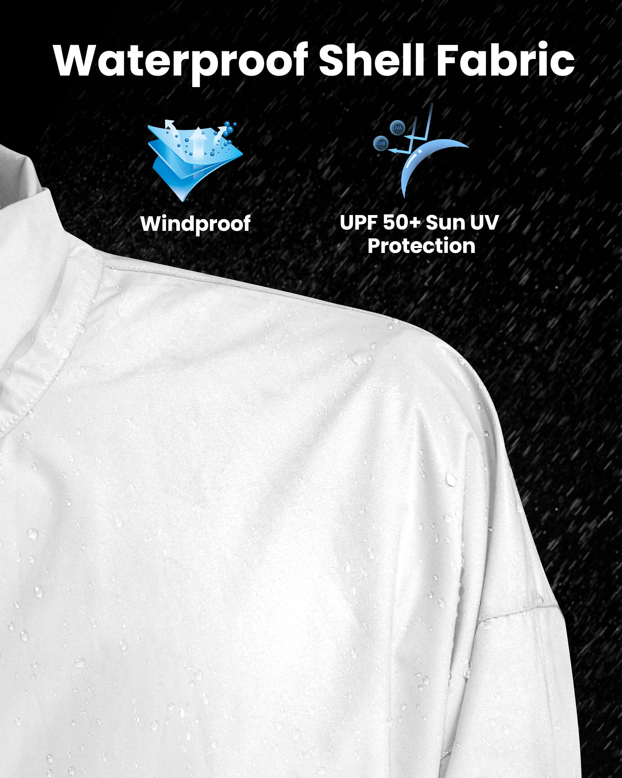 Lightweight Windbreaker Jacket for Men & Women - Waterproof Outdoor Running Hiking Travel Jacket - Perfect for Jogging, Camping & Spring Weather