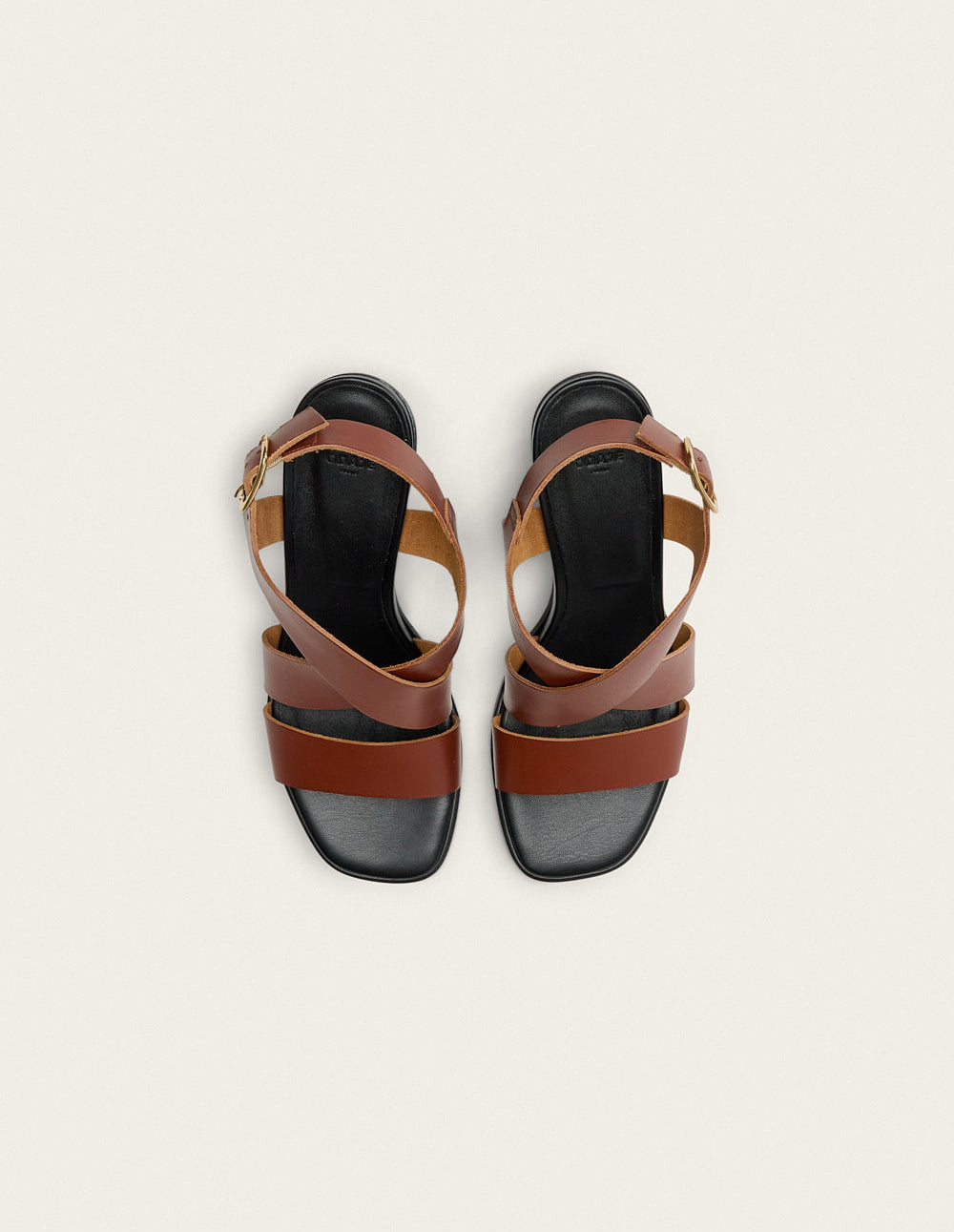 **Dasun Women's Brown Leather High Heel Sandals - Elegant & Comfortable for Parties, Weddings & Evening Events**
