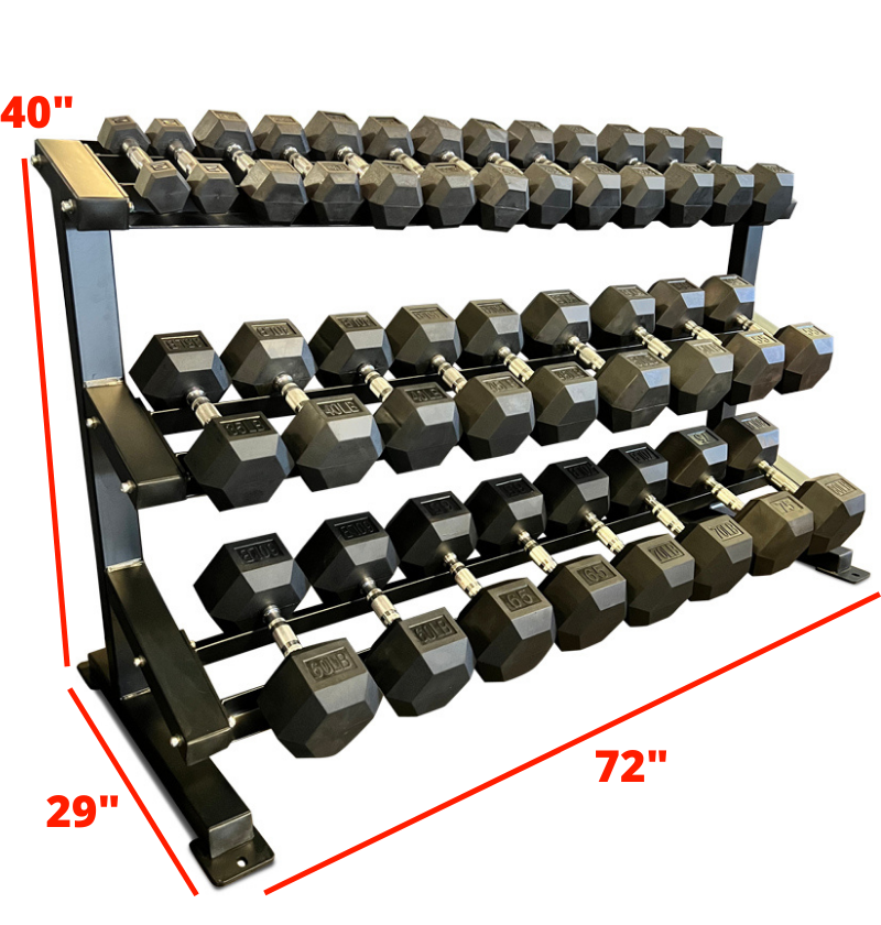 Best Dumbbell Racks for Home Gym - Heavy Duty Dumbbell Storage Stand for Weight Plates & Fitness Equipment - Perfect for Garage, Basement & Workout Rooms