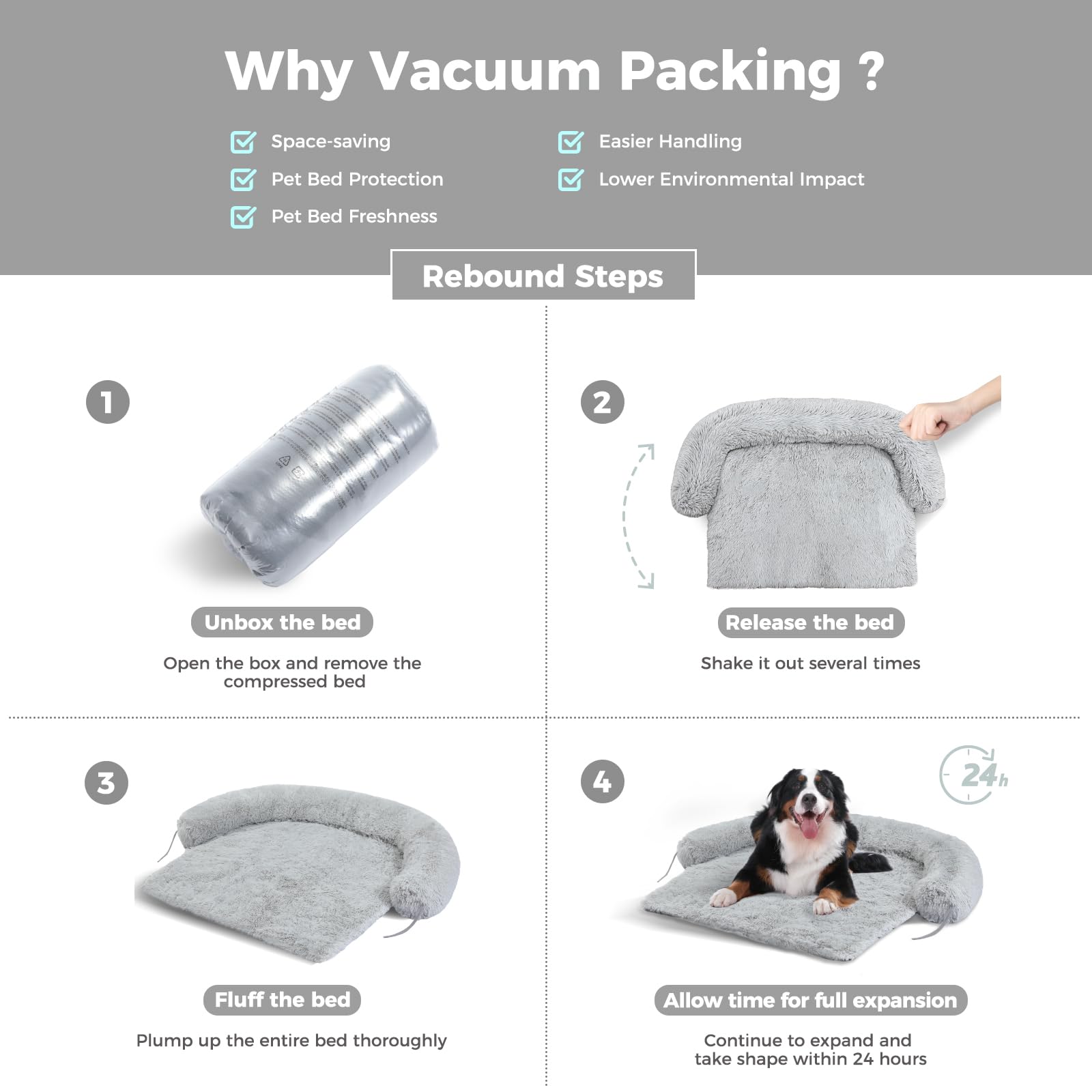 **Washable Calming Dog Bed for Small, Medium & Large Dogs & Cats - Soft Pet Couch Cover with Removable Washable Cover - Perfect for Crates, Kennels & Home Use**